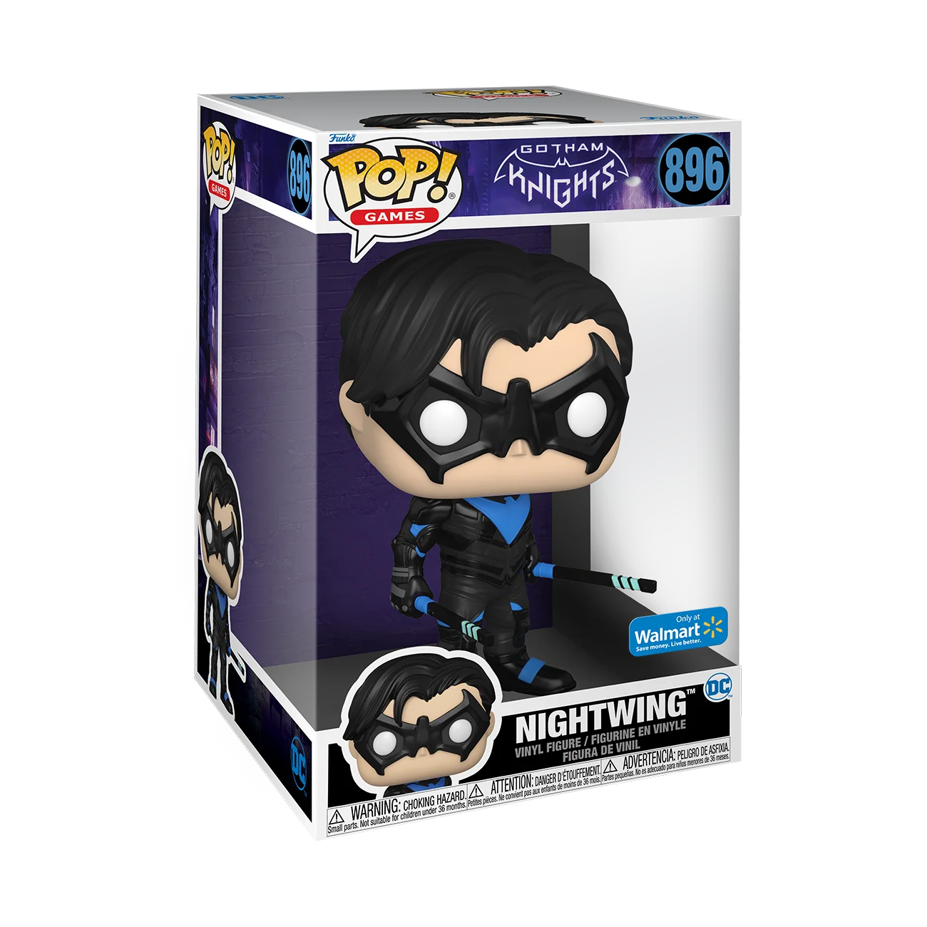 Funko Pop! Jumbo: Gotham Knights - Nightwing Vinyl Figure (Walmart Exclusive)